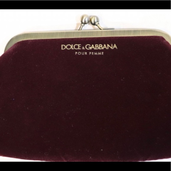 Dolce & Gabbana Velvet Clutch - Picture 1 of 5